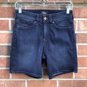 NYDJ Jenna Shorts with Mini Side Slit sz 00